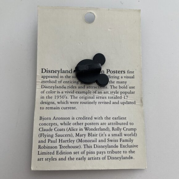 Disney 03 Disneyland Attraction Poster Series LE Pin TOMORROWLAND 20,000 Leagues - Picture 2 of 4